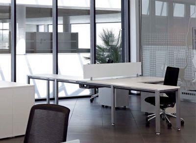 Shared Return Desk for Vital Bench Desks