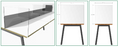 Clear Glass Desktop Screens - Express Delivery