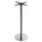 Boston - Brushed Steel Small Round Poseur Table Base (Max Top Size: 75cm dia or 70cm x 70cm)