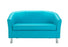 Vibrant Tub Sofa Metal Feet