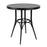 Café 4 Leg Table - Vintage Black - 75cm Dia