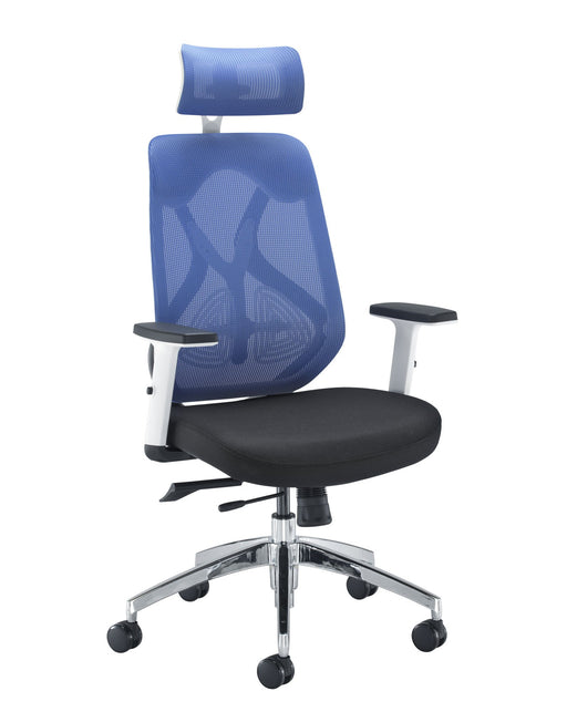 Maldini Mesh Back Office Chair Blue