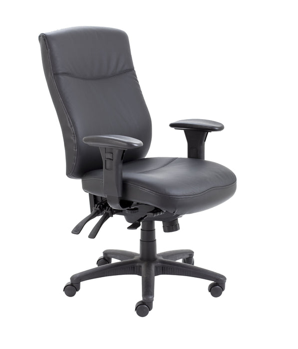 Marathon 24hr Leather Operator Chair