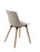 Charlie Wooden Leg Chair Mocha