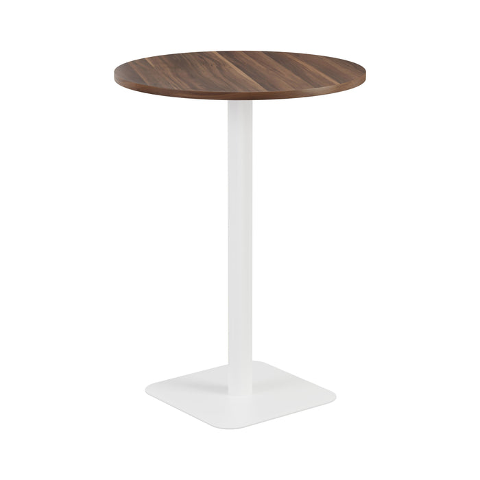 Pedestal base High Table 800mm diameter White/White