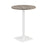 Pedestal base High Table 800mm diameter White/White