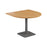 Pedestal Base Semi Circular Table
