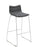 Milan Bar Stool With Chrome Skid Frame