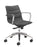 Milan Swivel Chair Black Leather