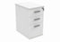 Desk High Office Storage Unit | 600 Deep | White