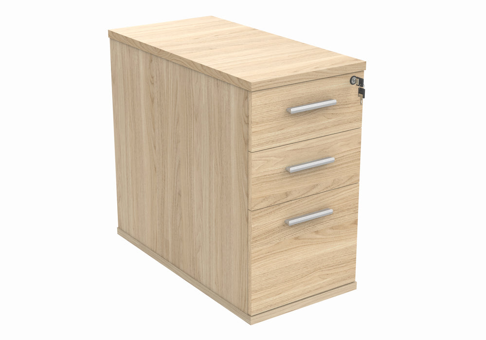 Desk High Office Storage Unit | 800 Deep | Oak