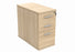 Desk High Office Storage Unit | 800 Deep | Oak