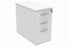 Desk High Office Storage Unit | 800 Deep | White