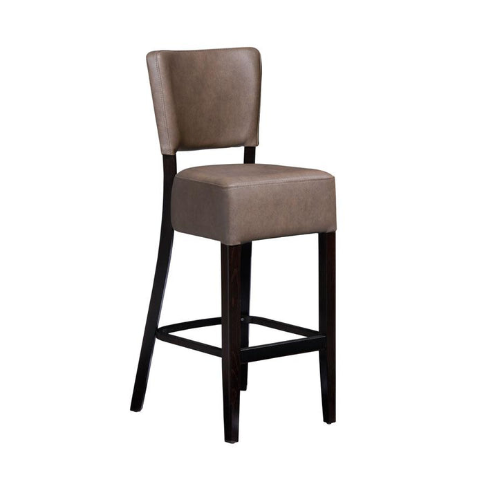 Club Bar Stool - Wenge - Distressed Bark
