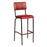 Core Bar Stool - Ribbed Lascari - Vintage Red
