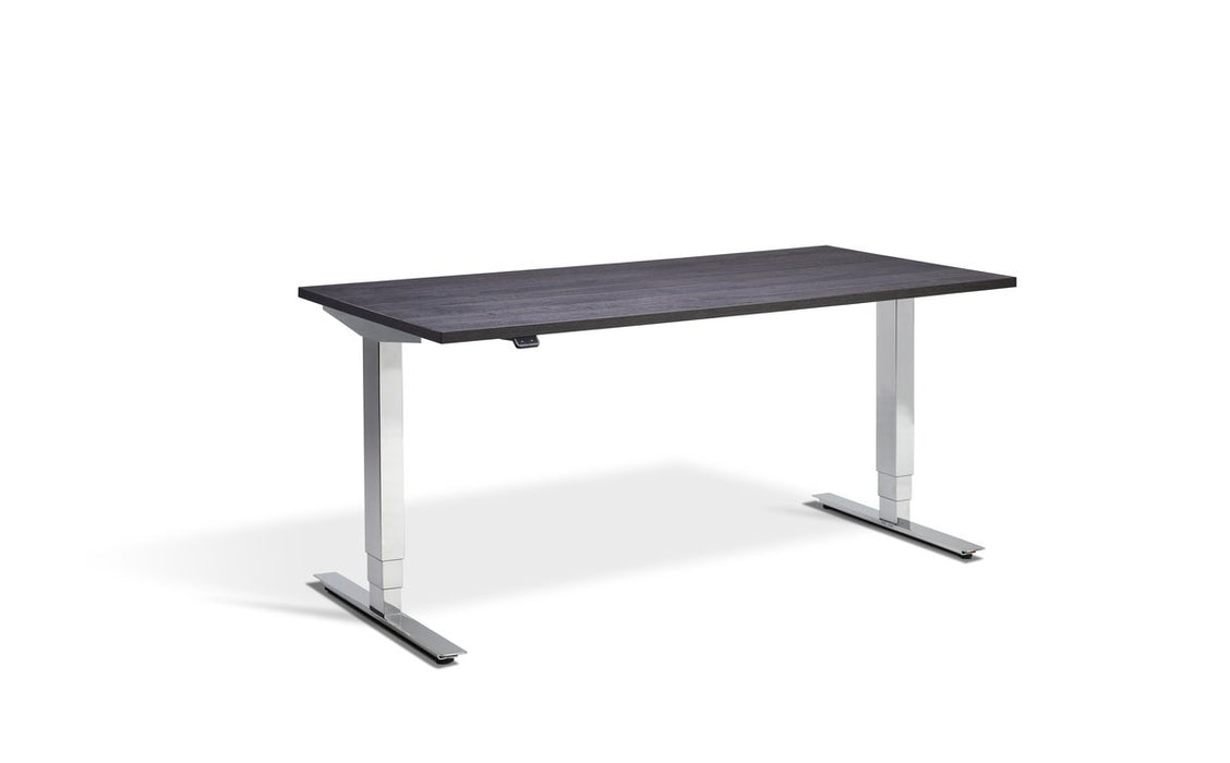 Cromo Polished Finish Height Adjustable Desk - 800mm Wide