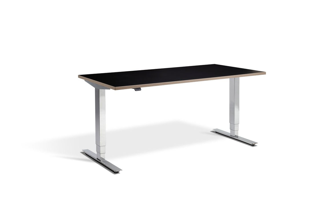 Cromo Polished Finish Height Adjustable Desk - 800mm Wide