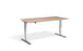 Cromo Polished Finish Height Adjustable Desk - 800mm Wide