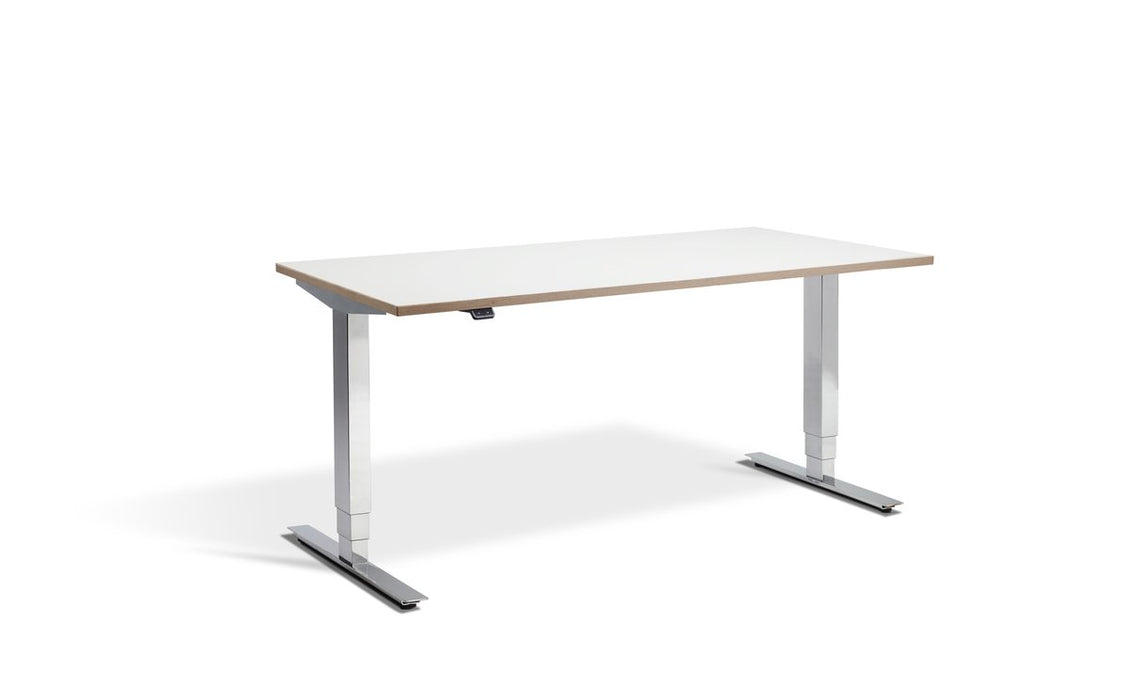 Cromo Polished Finish Height Adjustable Desk - 800mm Wide