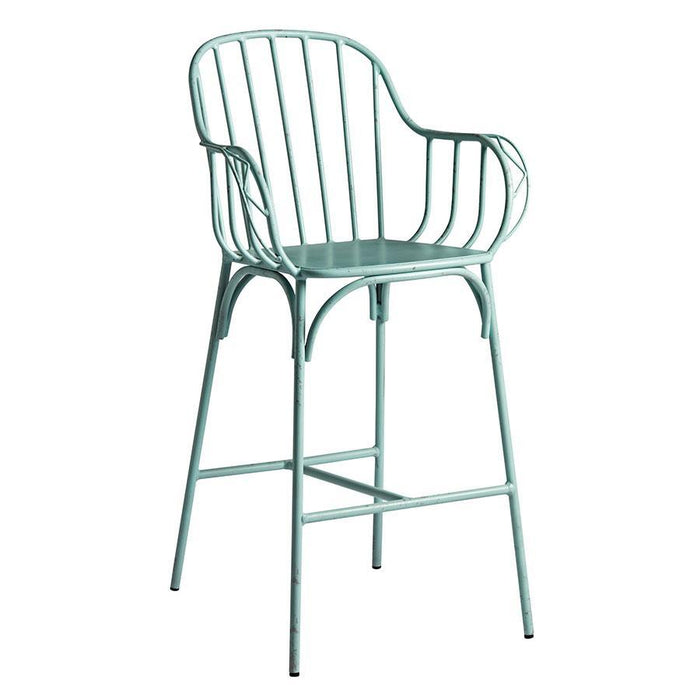 Denver Bar Stool - Retro Light Blue