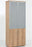 E Space High Cabinet Wood and Glass doors