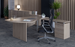 E Space Executive Desk with Integral Pedestal