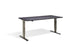 Forge Raw Steel Height Adjustable Desk - 800mm Width