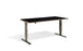 Forge Raw Steel Height Adjustable Desk - 800mm Width