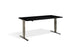 Forge Raw Steel Height Adjustable Desk - 800mm Width