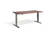 Forge Raw Steel Height Adjustable Desk - 800mm Width