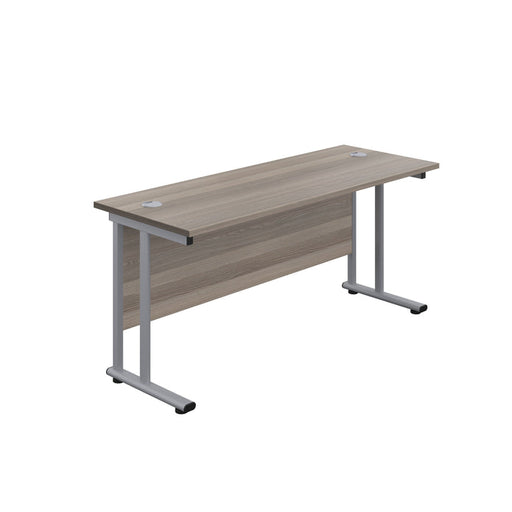 One Cantilever Plus Rectangular Office Desk - 600mm Deep