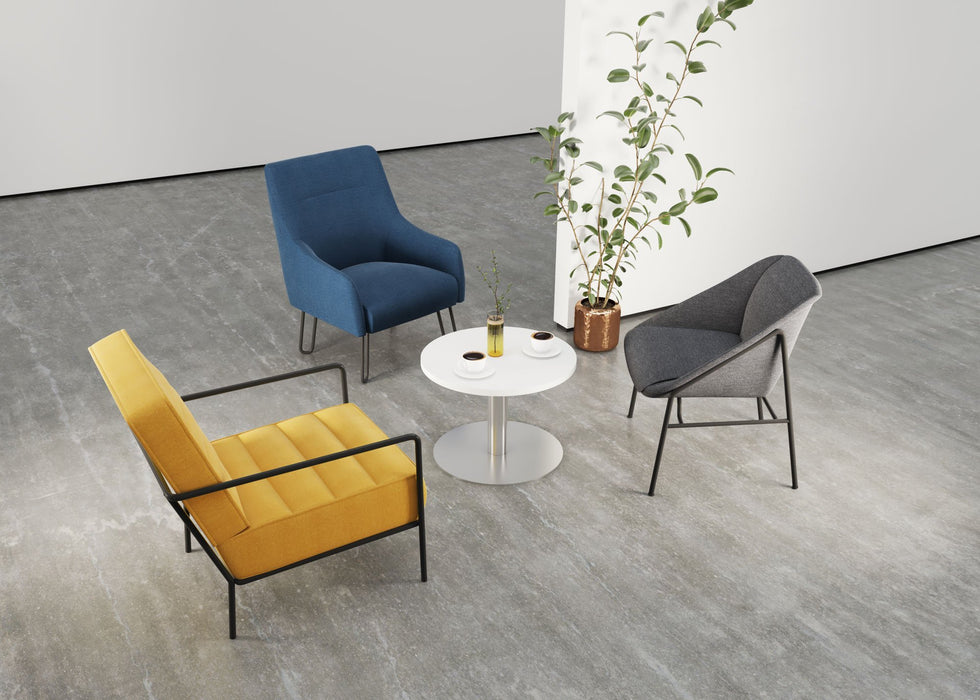 Pearl Reception Chair - Mustard
