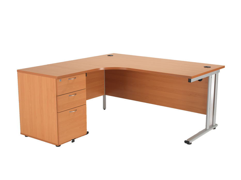 White desk next shop day delivery