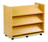 Double sided Library Unit with 3 angled shelves