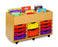 6 bay kinderbox unit with trays