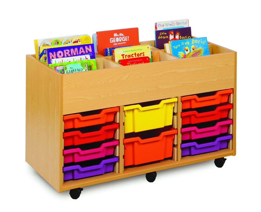 6 bay kinderbox unit with trays