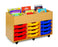 6 bay kinderbox unit with trays