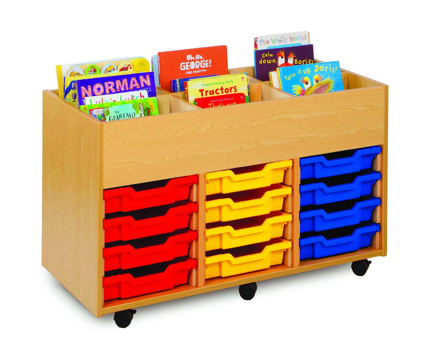 6 bay kinderbox unit with trays