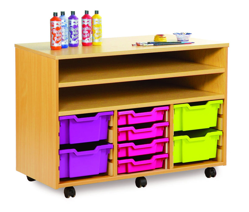 Enable Large Shelf Unit with trays and shelves