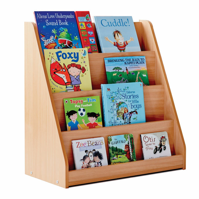 Library Unit with 4 tiered shelves