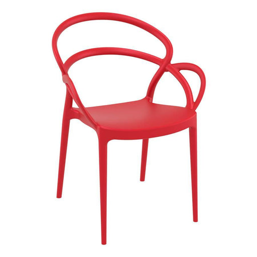 Mila Arm Chair - Red