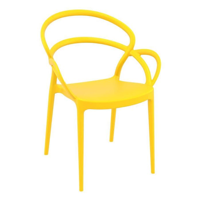 Mila Arm Chair - Yellow