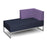 Nera Modular Soft Seating Double Bench With Left Back and Arm
