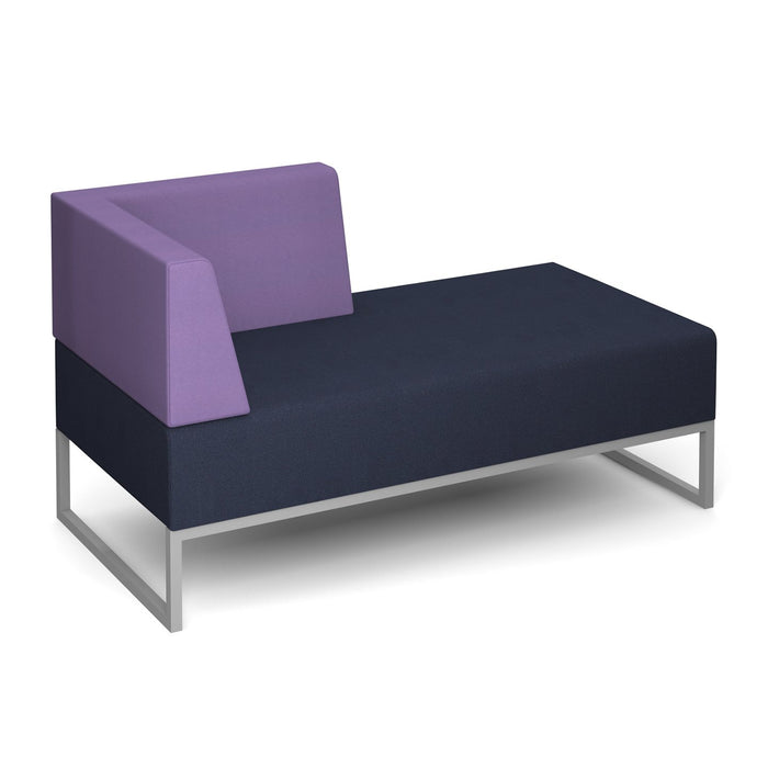 Nera Modular Soft Seating Double Bench Right Back and Arm