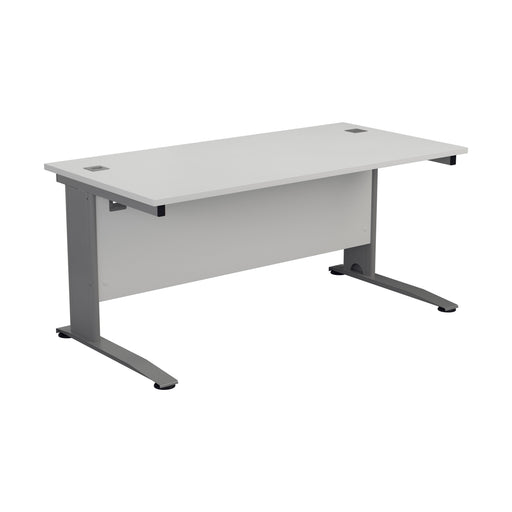 One Cable Cantilever Office Desk - 800mm Deep