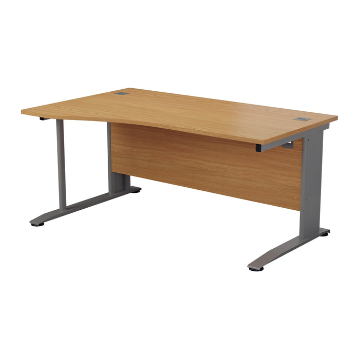 One Cable Cantilever Wave Desk - 1600mm