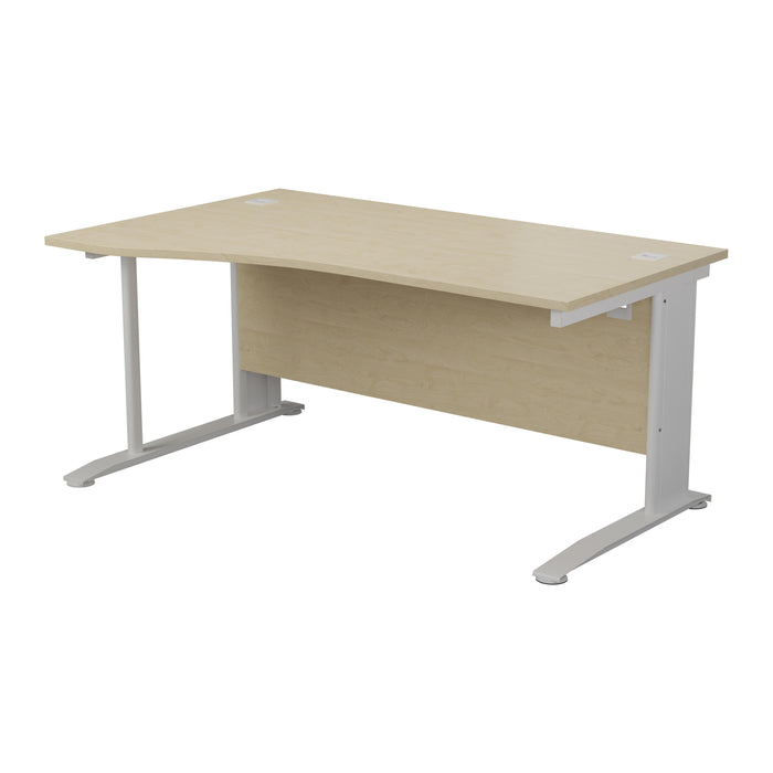 One Cable Cantilever Wave Desk - 1600mm