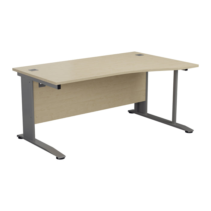 One Cable Cantilever Wave Desk - 1600mm