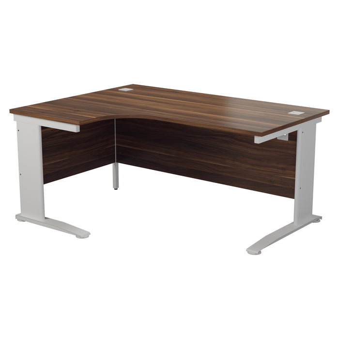 One Cable Cantilever Corner Desk - 1800mm x 1200mm