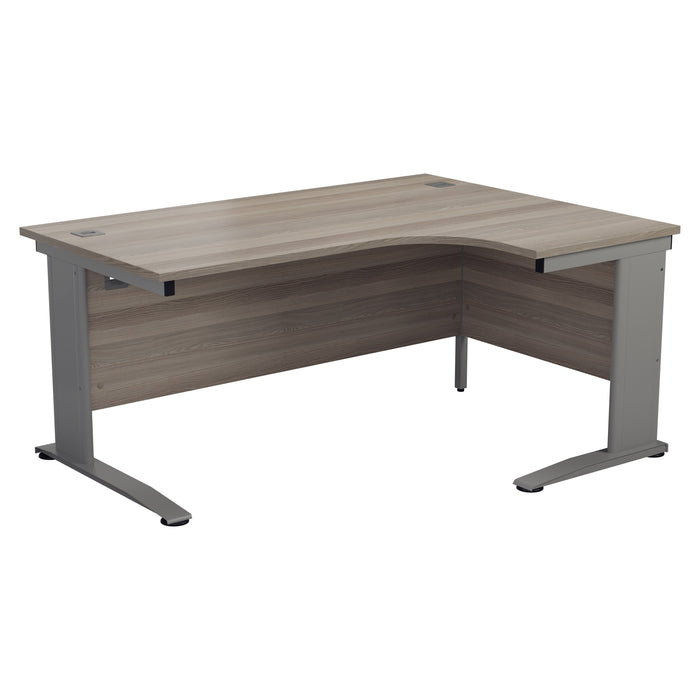 One Cable Cantilever Corner Desk - 1800mm x 1200mm